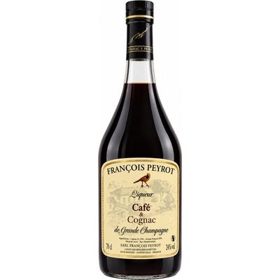 François Peyrot Liqueur Café & Cognac 28% 0,7 l (holá láhev)