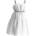 Guess Официална разкроена рокля в бяло със сребристи презрамки Guess