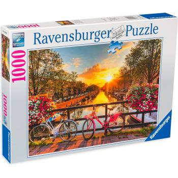 Ravensburger Пъзел Ravensburger от 1000 части - Залез над Амстердам (19606)