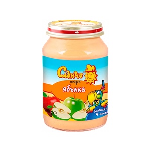 Слънчо пюре ябълка - 190 г
