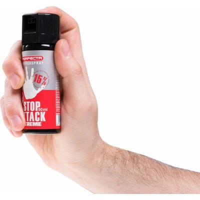 Perfecta Pepper Obranný sprej Stop Attack Xtreme 50ml 15%OC priamy prúd