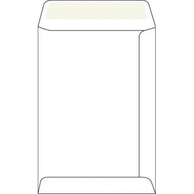 Taška B4 samolepiaca biela 353 x 250 mm, balenie 250 ks