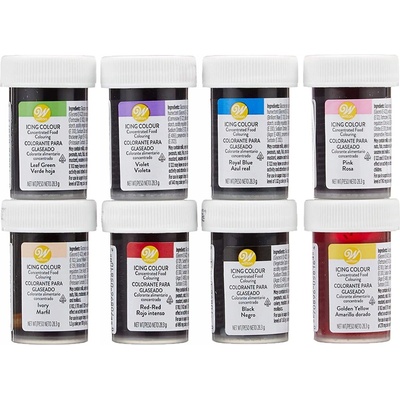 Wilton Sada gelových barev Icing Color Kit 8 x 28 g