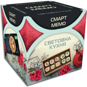 Фантасмагория Настолна мемори игра Смарт Мемо: Световна кухня - Семейна (77323-bg)