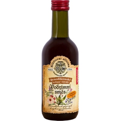 Kláštorná officína Bylinkový sirup podzimná zmes 250 ml