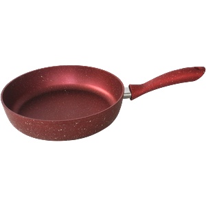 Haschever HR-GRANITE-ЧЕРВЕНО-Дълбок тиган Ø26xh7cm (ETVDGR0026010) (0189235)