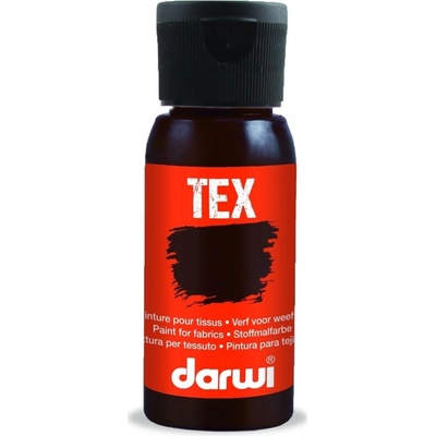 Darwi Tex barva na textil Tmavě hnědá 50 ml