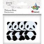 TITANUM Craft-Fun Series Panda Felt Ornament (PJ-121)