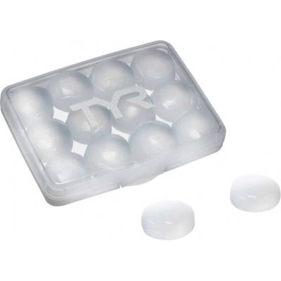 Tyr Soft Silicone Špunty do uší E-A-R Plugs 12 Pack Číra