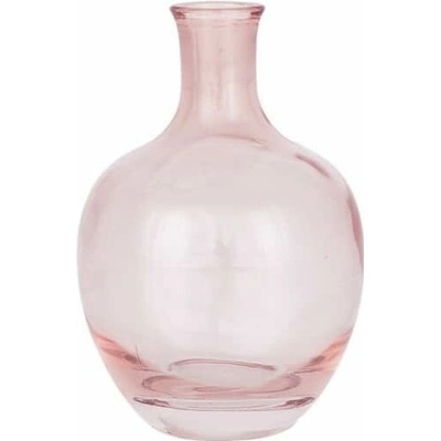 GREEN GATE Skleněná váza Pale Pink 11 cm, růžová barva, sklo