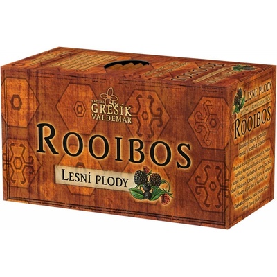 Grešík ROOIBOS lesní plody 20 x 1,5 g