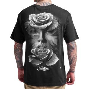 SULLEN мъжка тениска sullen - boomer rose - черна - scm8213_bk