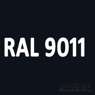RAL 9011 uretánová auto farba lesklá alebo matná 1 liter + tužidlo + riedidlo