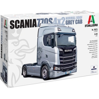 Italeri Scania S770 4x2 Normal Roof Grey Cab 1:24