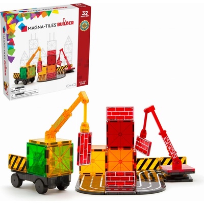Magna-Tiles Magnetická stavebnica Builder 32 ks
