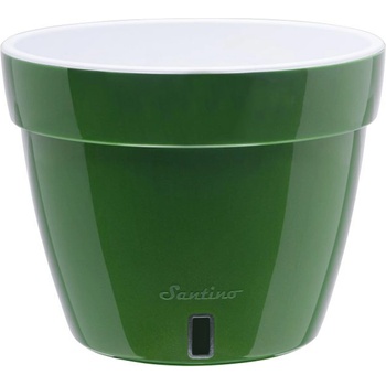 Image 1 of Santino САКСИЯ С ДРЕНАЖНА С-МА АСТИ 12.0л ф30см ЗЛАТИСТО ЗЕЛЕН/БЯЛ (110300152)