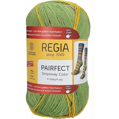 Regia 4-Ply Pairfect 02295 Petrol-lime color
