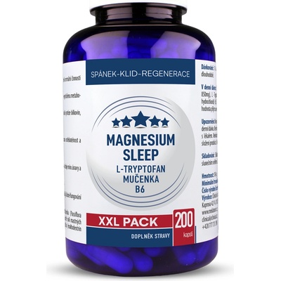 Clinical Magnesium Sleep L-Tryptofan + Mučenka + B6 XXL pack 200 kapslí
