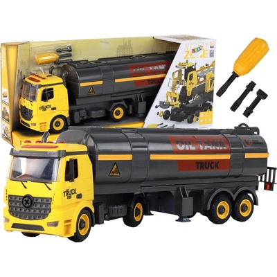 Lean Toys DIY cisternový vůz pro montáž a demontáž zvuku žlutého světla