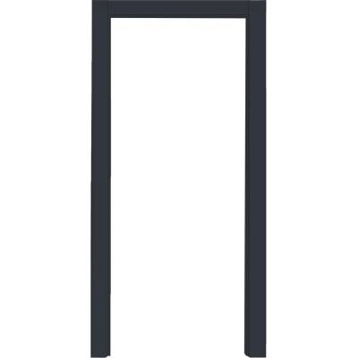 Voster obložkové bezfalcové V-RETTO 80 L 220-260 mm Platinum černá mat