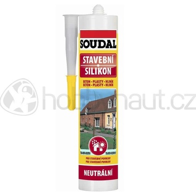 Soudal stavební silikon 300 g transparentní