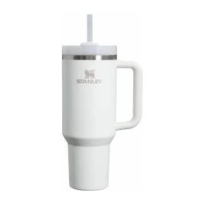 STANLEY 1913 Quencher H2.0 Flowstate Drinking Bottle with Straw 1.2L - Thermo Mug Cools 11 Hours - 48 Hours Ice Cooled - Thermos Bottle BPA Free - Stainless Steel Drinking Cup - Frost - 100000144087