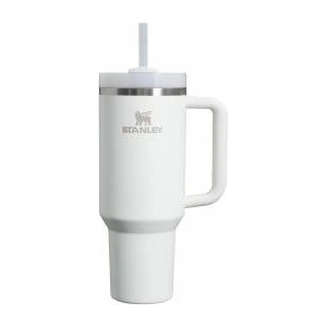 STANLEY 1913 Quencher H2.0 Flowstate Drinking Bottle with Straw 1.2L - Thermo Mug Cools 11 Hours - 48 Hours Ice Cooled - Thermos Bottle BPA Free - Stainless Steel Drinking Cup - Frost - 100000144087