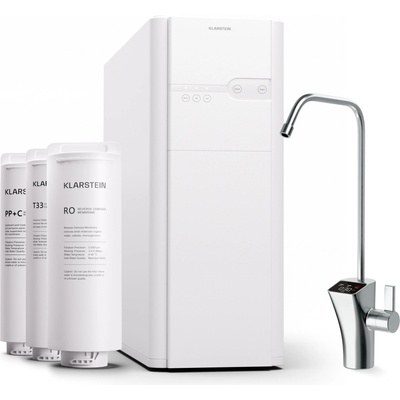 Klarstein PureLine 600, филтрираща система, обратна осмоза, 600 GPD / 2270 литра/ден (WFT1-PureFina600Whit) (WFT1-PureFina600Whit)