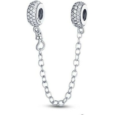 Prosperk Korálek na náramek řetízkový s kamínky S0842