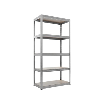 Carmen Метален стелаж STAR 180x90x35 см, до 175 кг на рафт - цинк