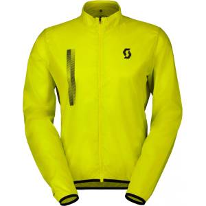 Scott Мъжко ветрозащитно яке за колоездене Scott RC Team WB Cycling jacket - Sulphur Yellow / Black (051-0994-0213)