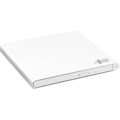 Hitachi-LG GP57EW40 Ultra Slim External DVD-RW, Super Multi, Double Layer, TV connectivity, White (GP57EW40.AHLE10B)