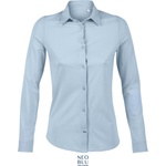 Neoblu 3199 BALTHAZAR WOMEN / Дамска риза с дълъг ръкав - нежно синя XL (243199l7104)
