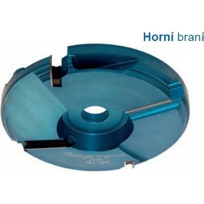 RH+ Fréza na výplně dveří VP-75M D210x35x30 profil M vlna HW horní braní Typ: čelní nůž šikmý