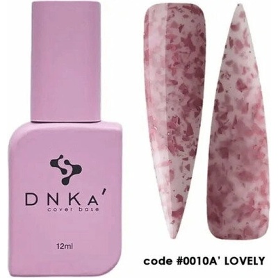 DNKa’ Rubber Cover Base 0010A Lovely ružová flakes rubber báza 12 ml