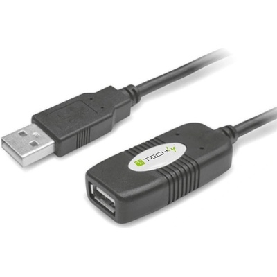 Techly 023646 Predlžovací USB 2.0 aktívny USB A/USB A M/F, 10m, černý