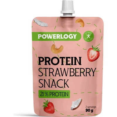 Powerlogy Proteín Strawberry Snack 90 g