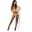Beauty Night Fashion Жартиерен колан с чорапи PilarBN6577 SALE - Черен, размер S/L