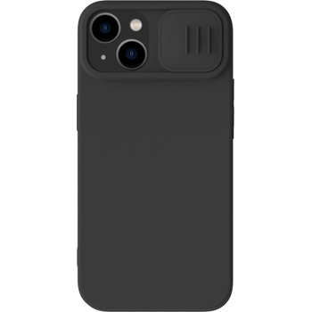 Nillkin Кейс с протектор за камера Nillkin CamShield Silky за iPhone 14 Plus, 6.7", 2022, черен (6902048249295)
