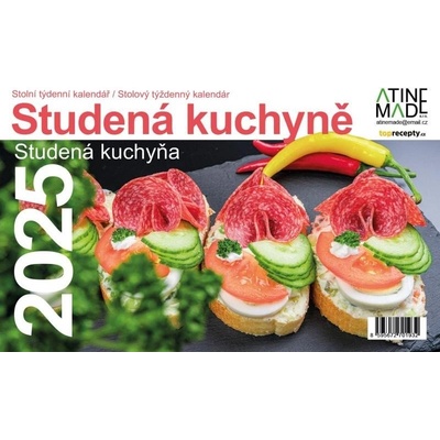 Studena kuchyně, stolní, týdenní, 225 x 150 mm 2025