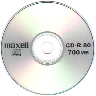 Maxell CD-R80 MAXELL, 700MB, 52x, 1 бр (346141.00.HU)