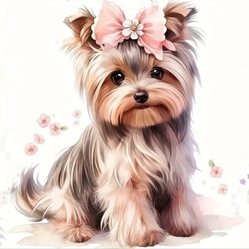 Image 1 of Кученце с панделка 20/20 см