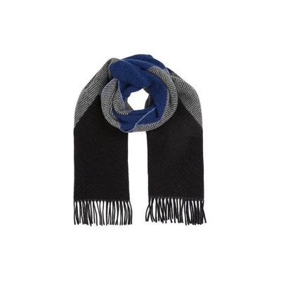 Tommy Hilfiger Зимен шал Th Evening Fluffy Scarf AW0AW15354 Черен (Th Evening Fluffy Scarf AW0AW15354)