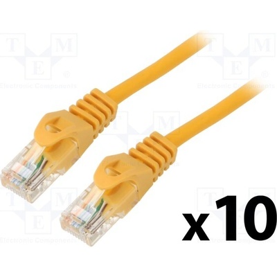 Lanberg PCU5-20CC-0025-O Patch U/UTP Kat. 5e RJ45 vidlice z obou stran lanko CCA