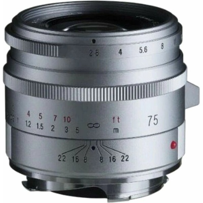 VOIGTLÄNDER 75 mm f/2,8 Apo-Skopar M-bajonet stříbrný