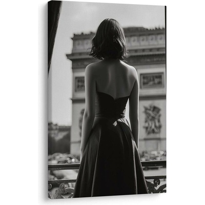 Obraz elegance v černobílém světle - 60x90