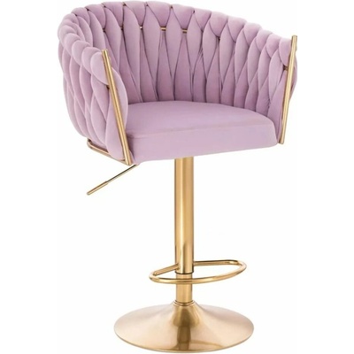 LuxuryForm Design Norden Velur na zlatom tanieri levanduľa