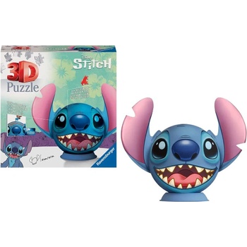 RAVENSBURGER 3D Puzzleball Stitch s ušima 77 ks