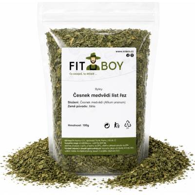 FITBOY Medvedí cesnak list rez 100 g