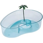 Ferplast - Arricot Plastic turtle tank - Пластмасов аквариум за костенурки с палма, 31 x 22 x 7, 5 см